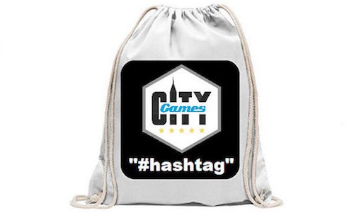 CityGames Hamburg: JGA Frauen Tour - Alles dabei mit dem CityGames Backpack hashtag CityGames Hamburg: JGA Frauen Tour - Backpack hastag