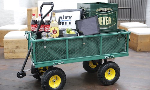 CityGames Hamburg: Männerträume werden wahr mit dem Bollerwagen "XL" von CityGames CityGames Hamburg: JGA Männer Tour - Bollerwagen "XL"